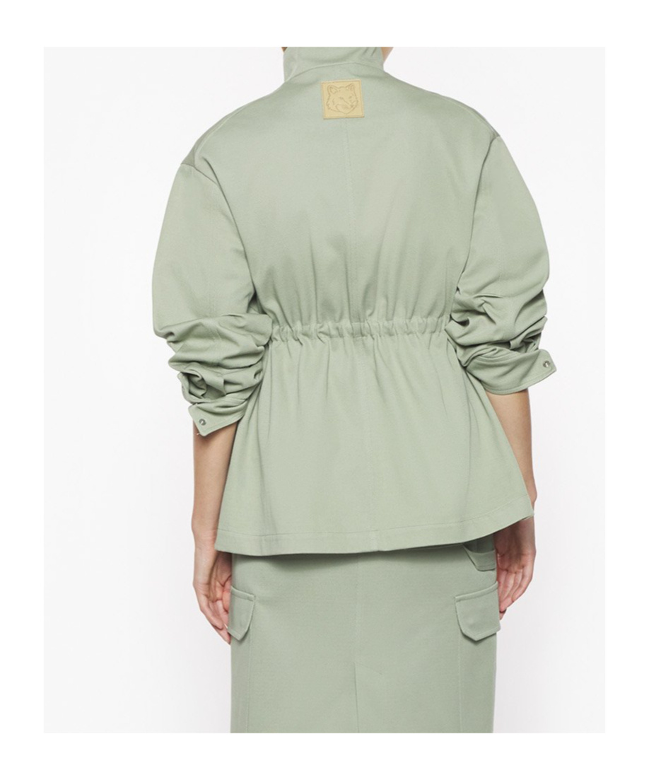 Maison Kitsuné Safari Jacket In Gray