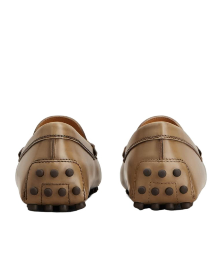 Tod's Round-head Minoccasin-bean Shoes In Brown