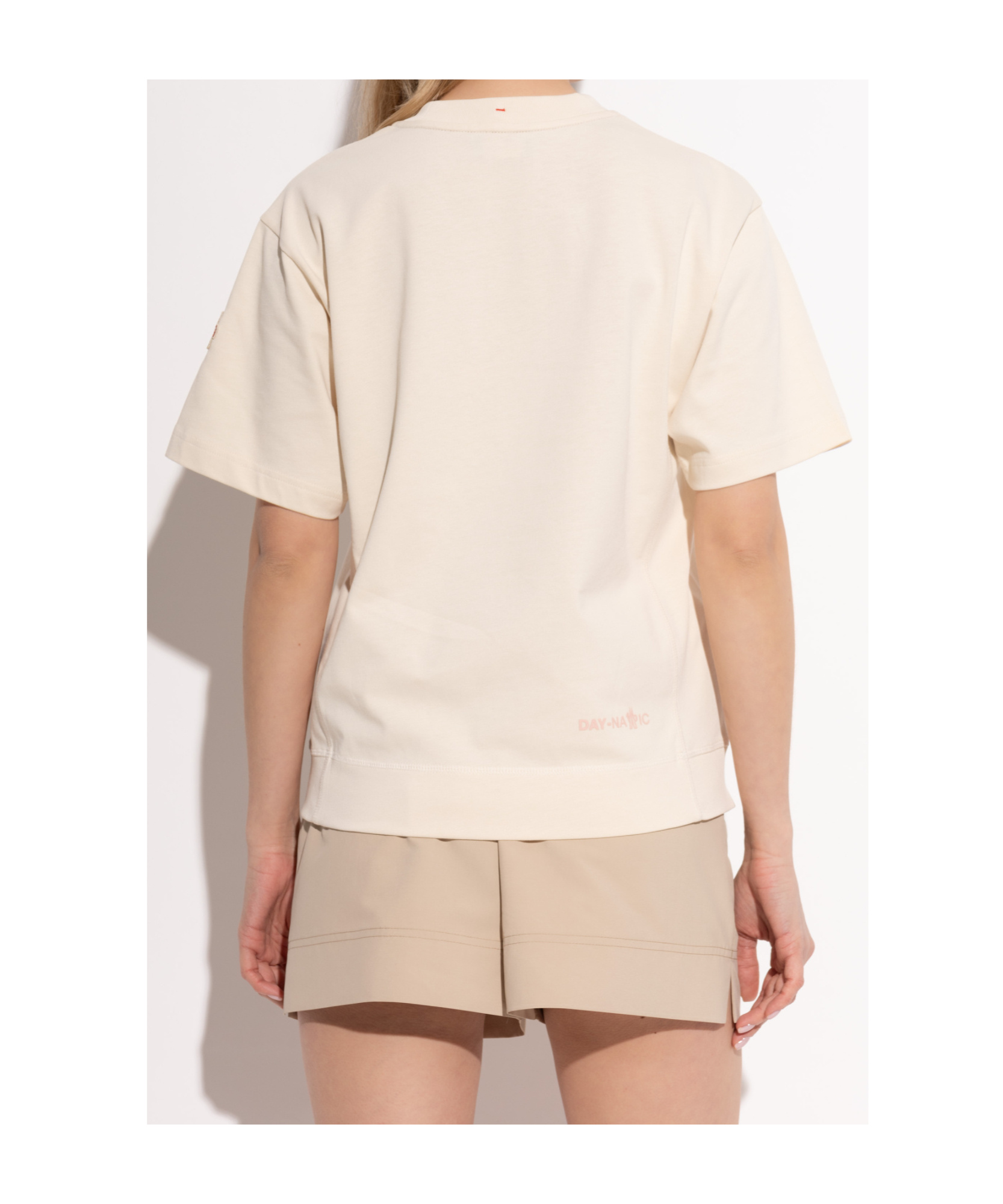 Moncler Logo-embossed Cotton T-shirt In White