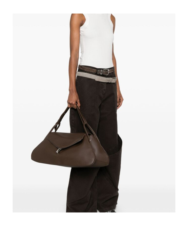 Amina Muaddi Zippered Handbag In Black