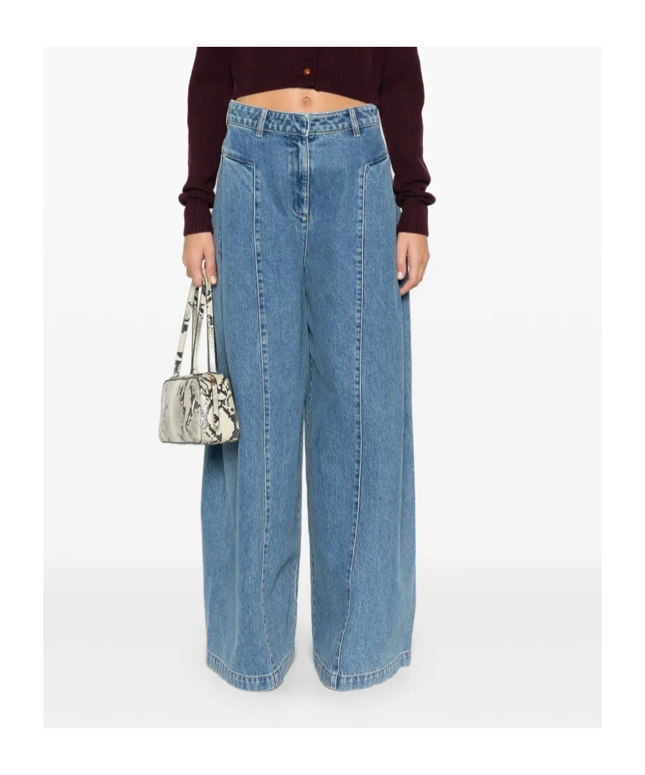 Remain Birger Christensen Wide Leg Jeans Blue