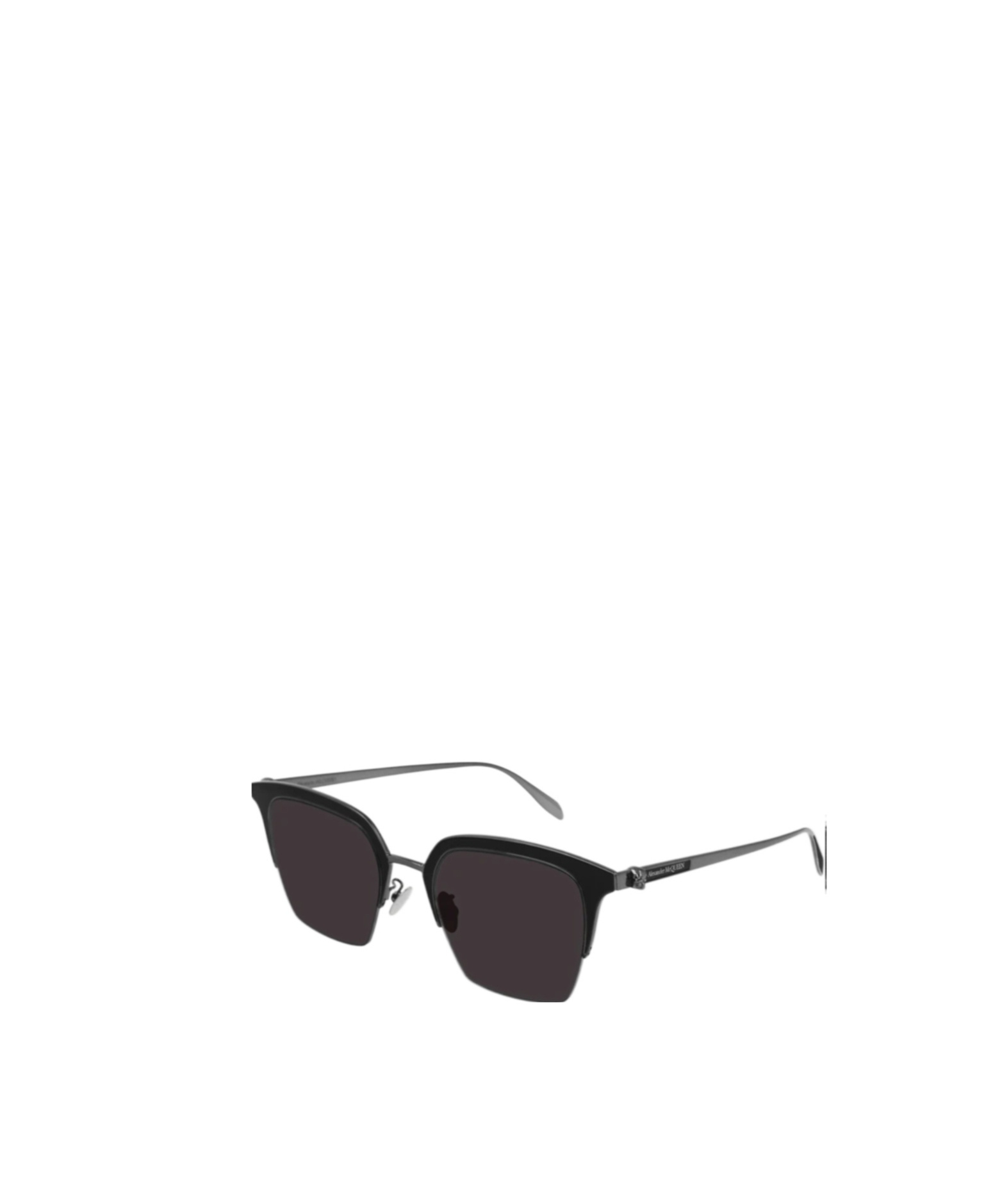Mcq By Alexander Mcqueen Half-frame Sunglasses In Black