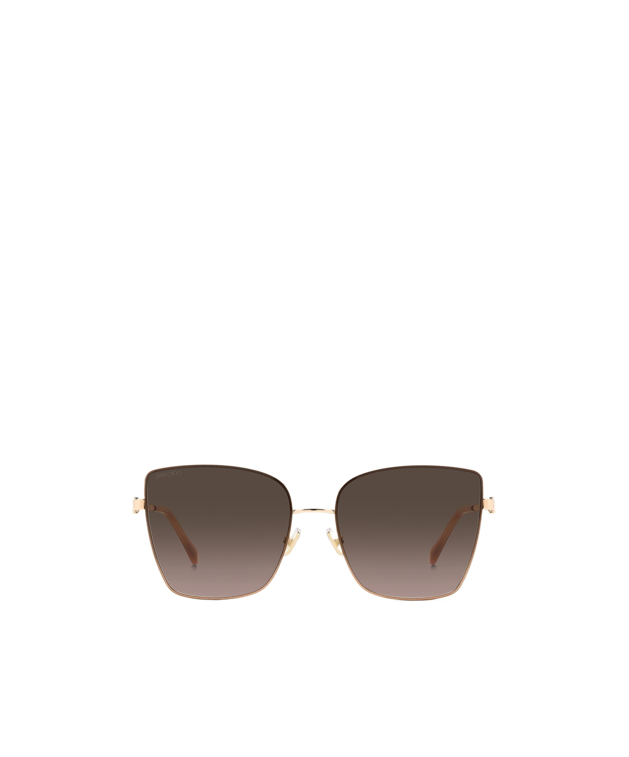 Jimmy Choo Full Frame Sunglasses In Brown