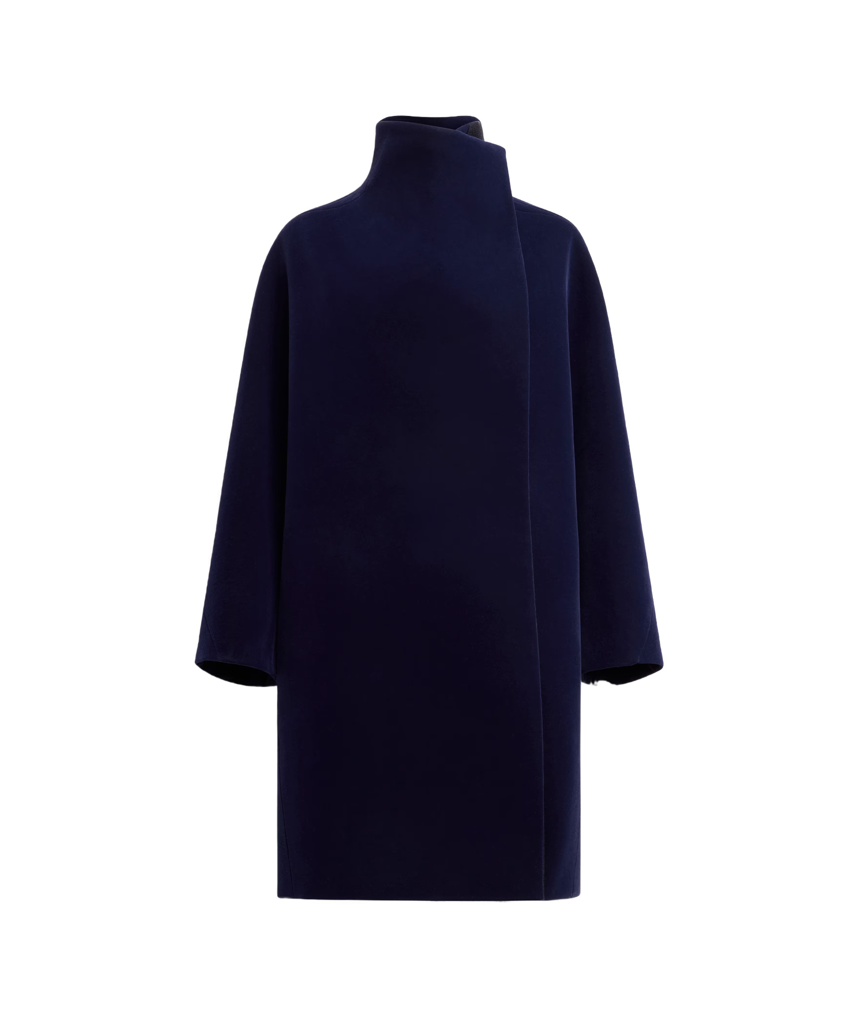 Alaïa Round Long-sleeved Coat In Black