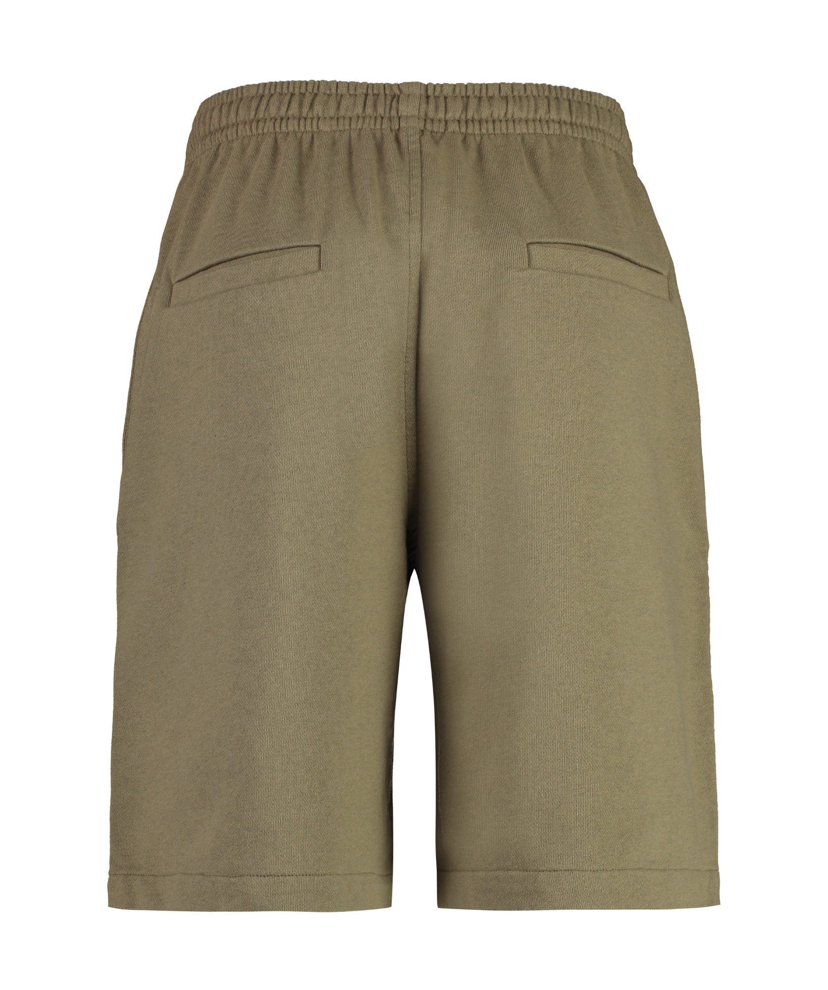 Isabel Marant Cotton Bermuda Shorts Elastic Waistband In Brown