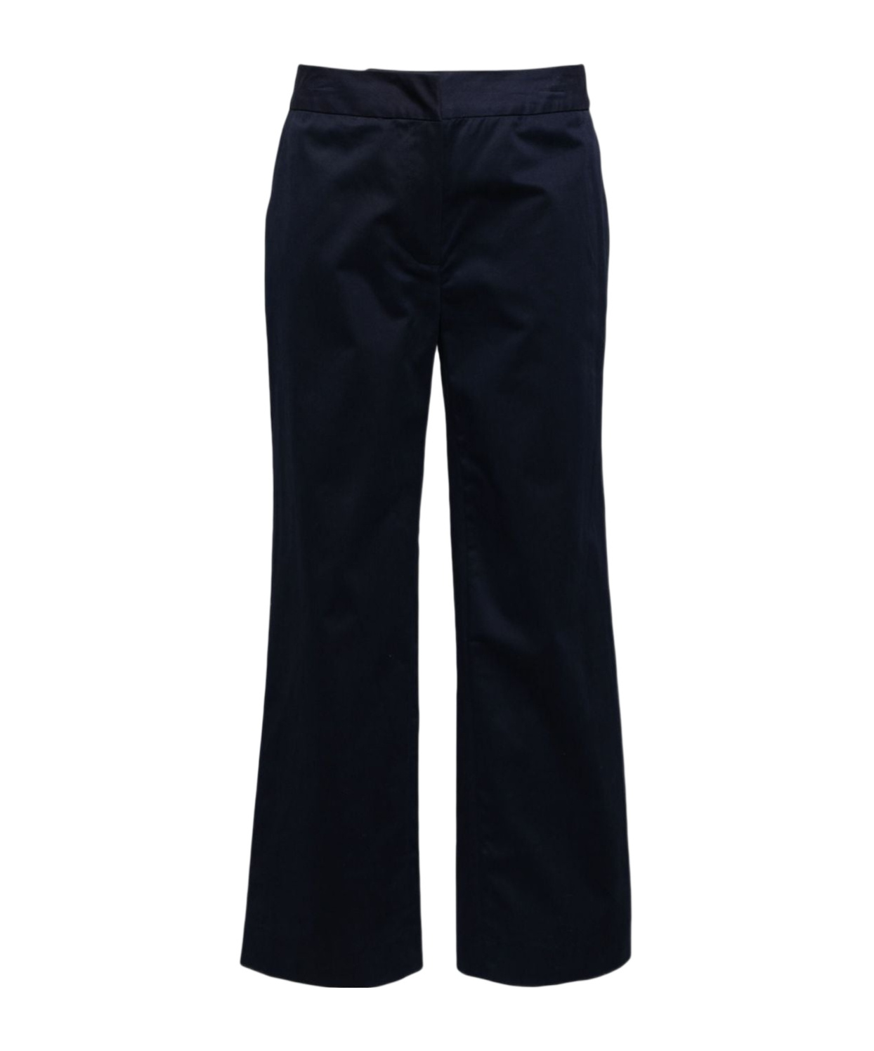 Staud Hidden Button Casual Pants In Black