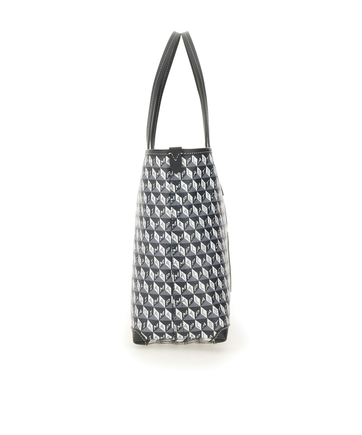 Anya Hindmarch I Am A Plastic Bag Zipped Motif Tote Bag In Black