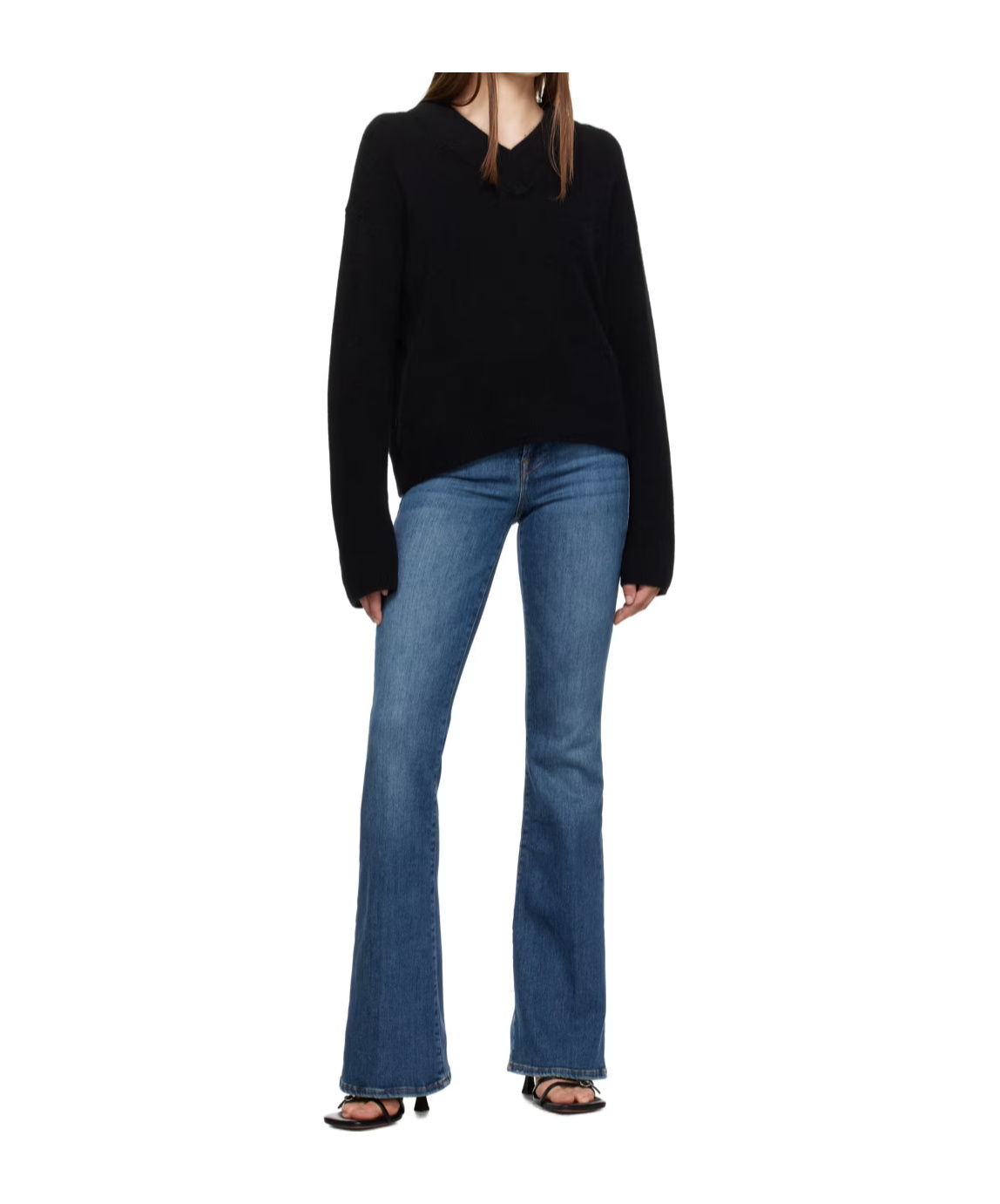 FRAME BELT-STRAP JEANS 