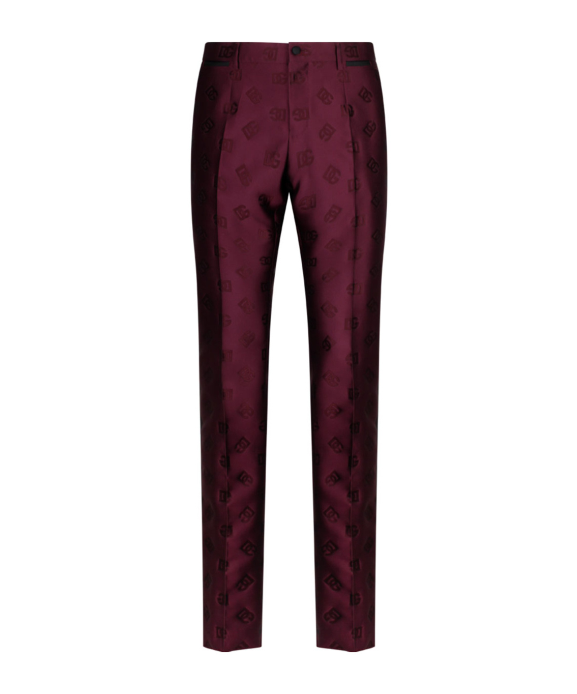 Dolce & Gabbana Monogram-jacquard Tuxedo Suit In Black