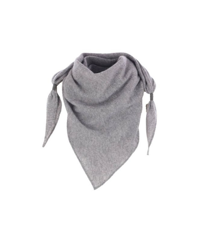 Brunello Cucinelli Monile Embellished Scarf In Gray