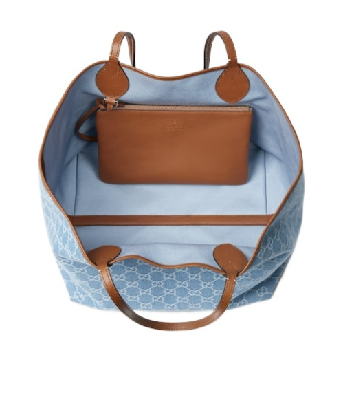 Gucci Totissima Large Reversible Tote Bag In Blue