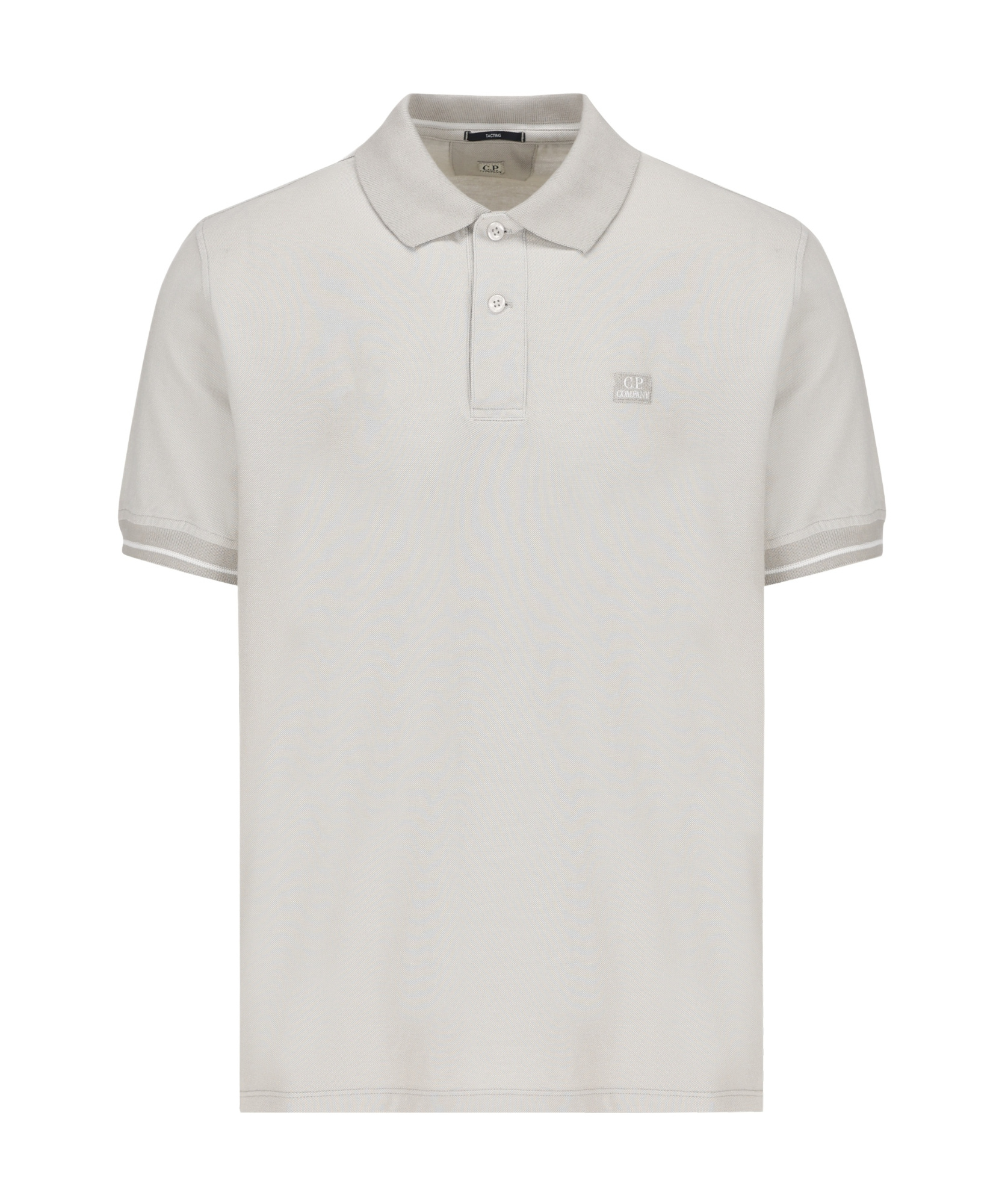 C.p. Company Short-sleeved Polo Shirt In White