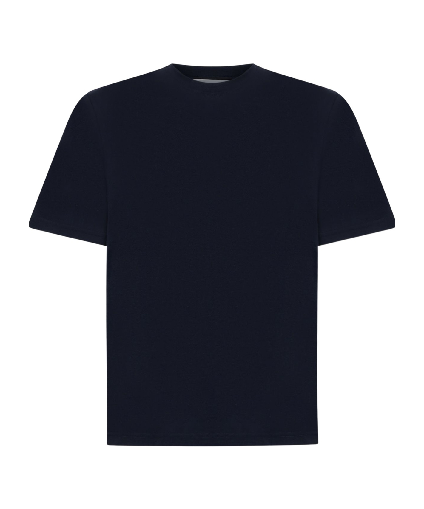 Studio Nicholson Bric T-shirt Blue Regular Fit In Black