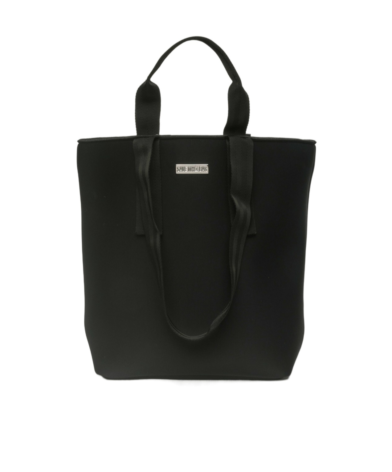 Save My Bag Top Zipper Handbag In Black