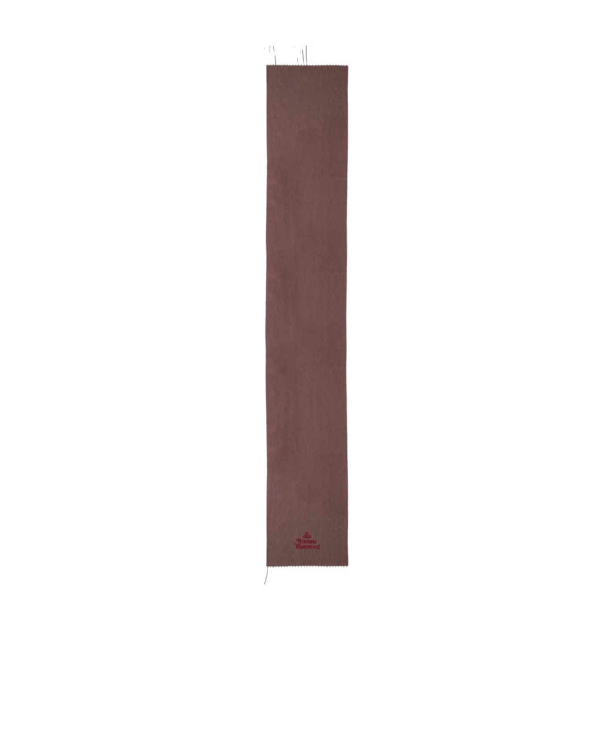 Vivienne Westwood Solid Color Scarf In Brown
