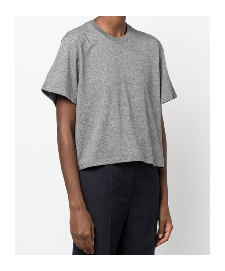 Loulou Studio Crew-neck Oversized T-shirt In Gray