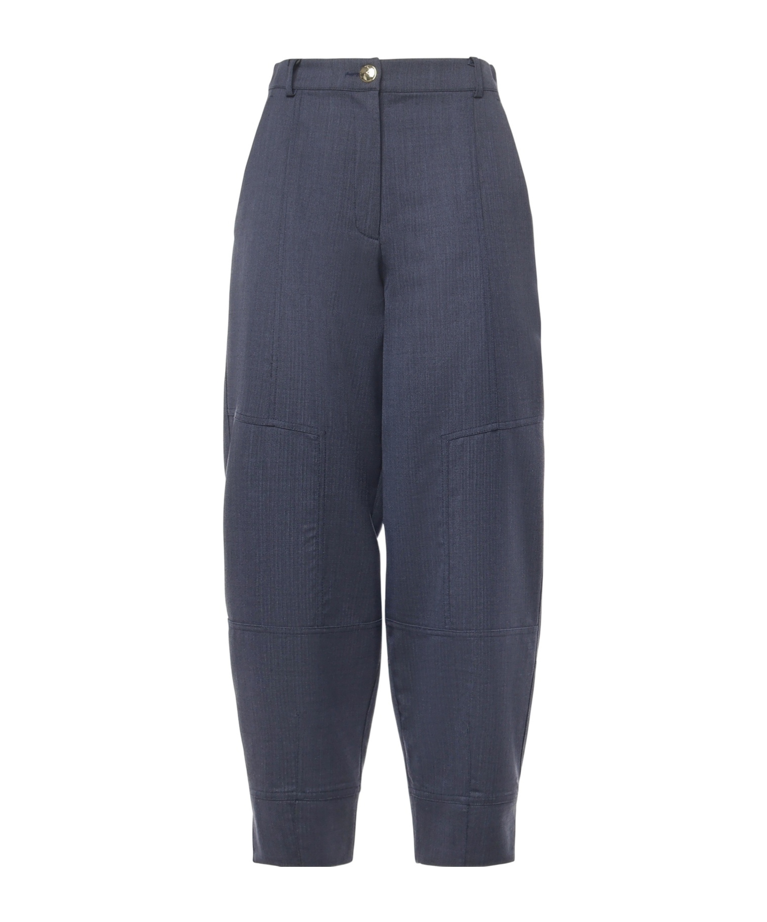 Pinko Belt Loop Casual Pants In Blue