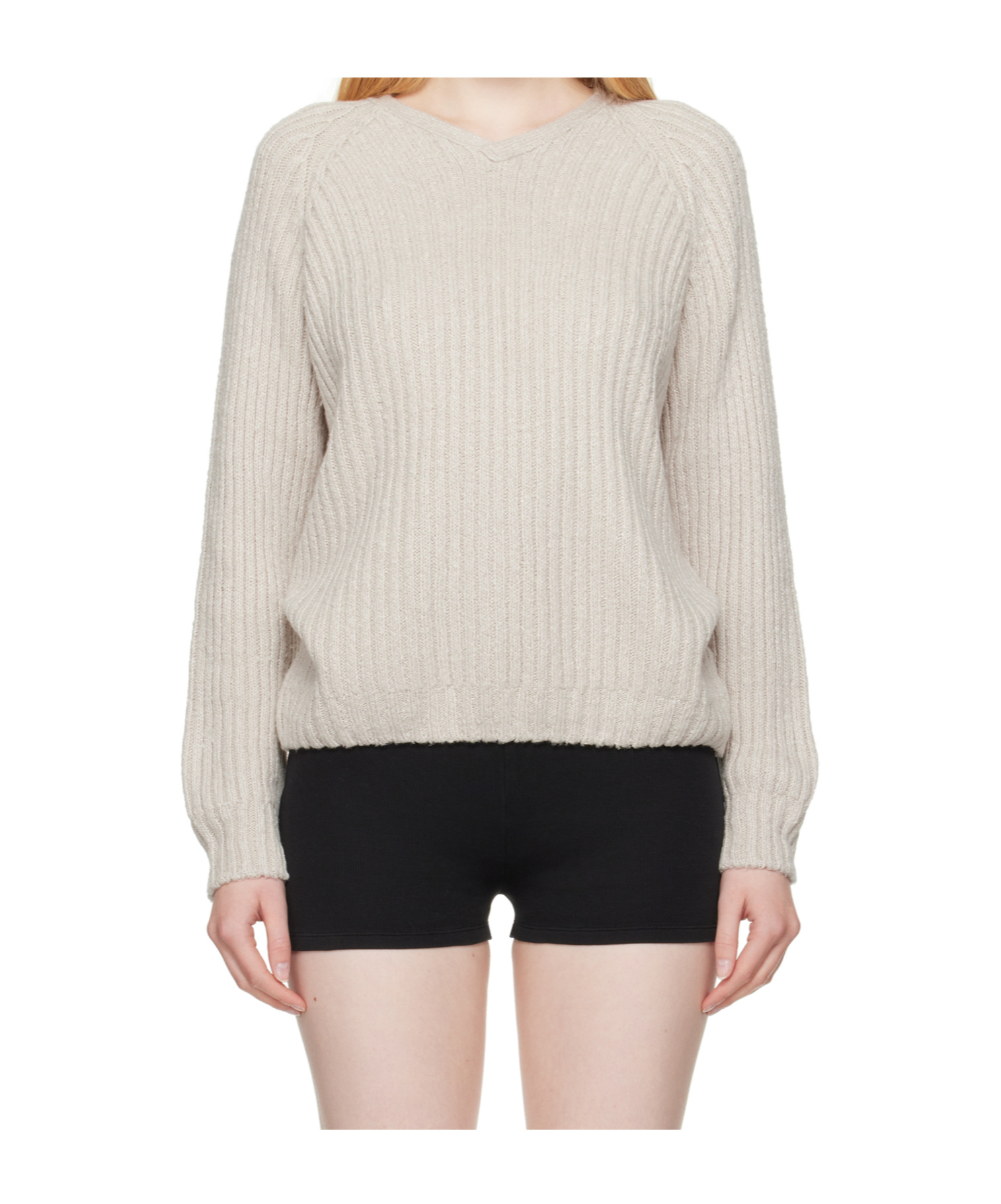 Our Legacy Long-sleeved Sweater In White