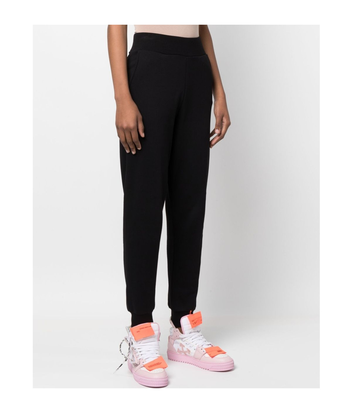Karl Lagerfeld Future Logo-print Track Pants In Black