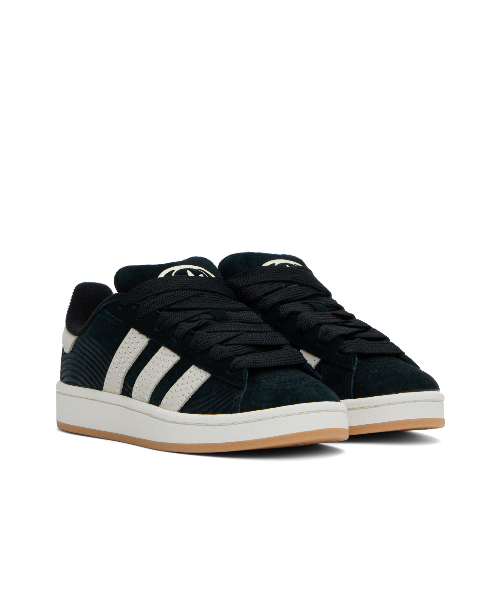 Adidas Originals Black & Off-white Campus 00s Sneakers In Black  Off-white