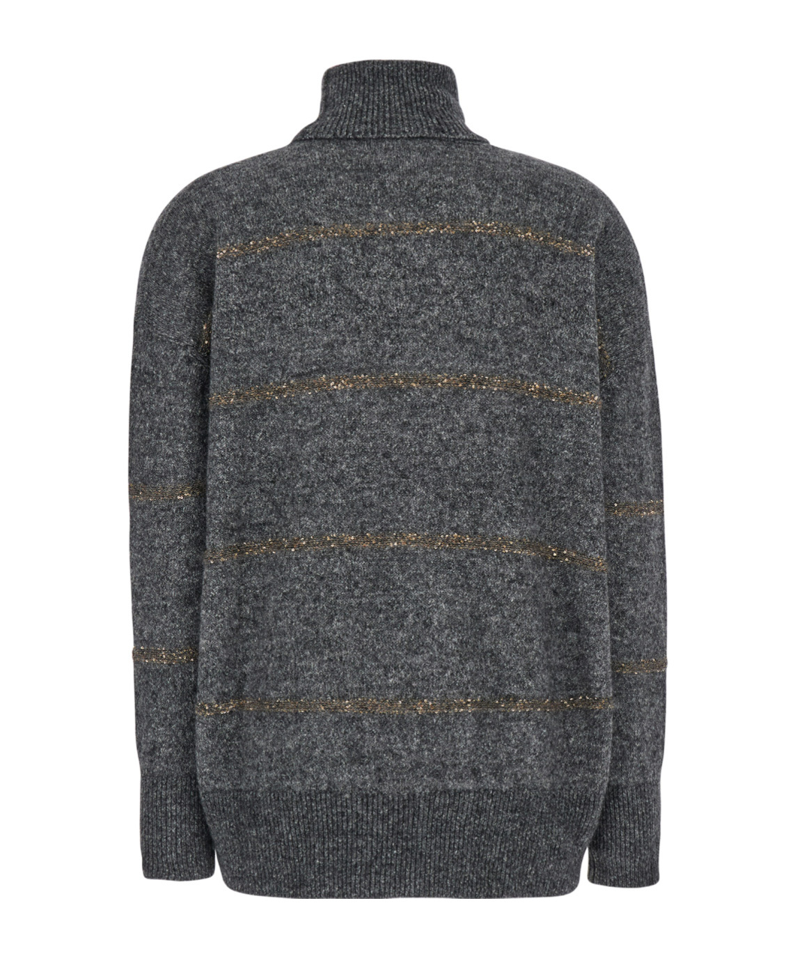 BRUNELLO CUCINELLI BRUNELLO CUCINELLI HIGH NECK SLEEVED SWEATER