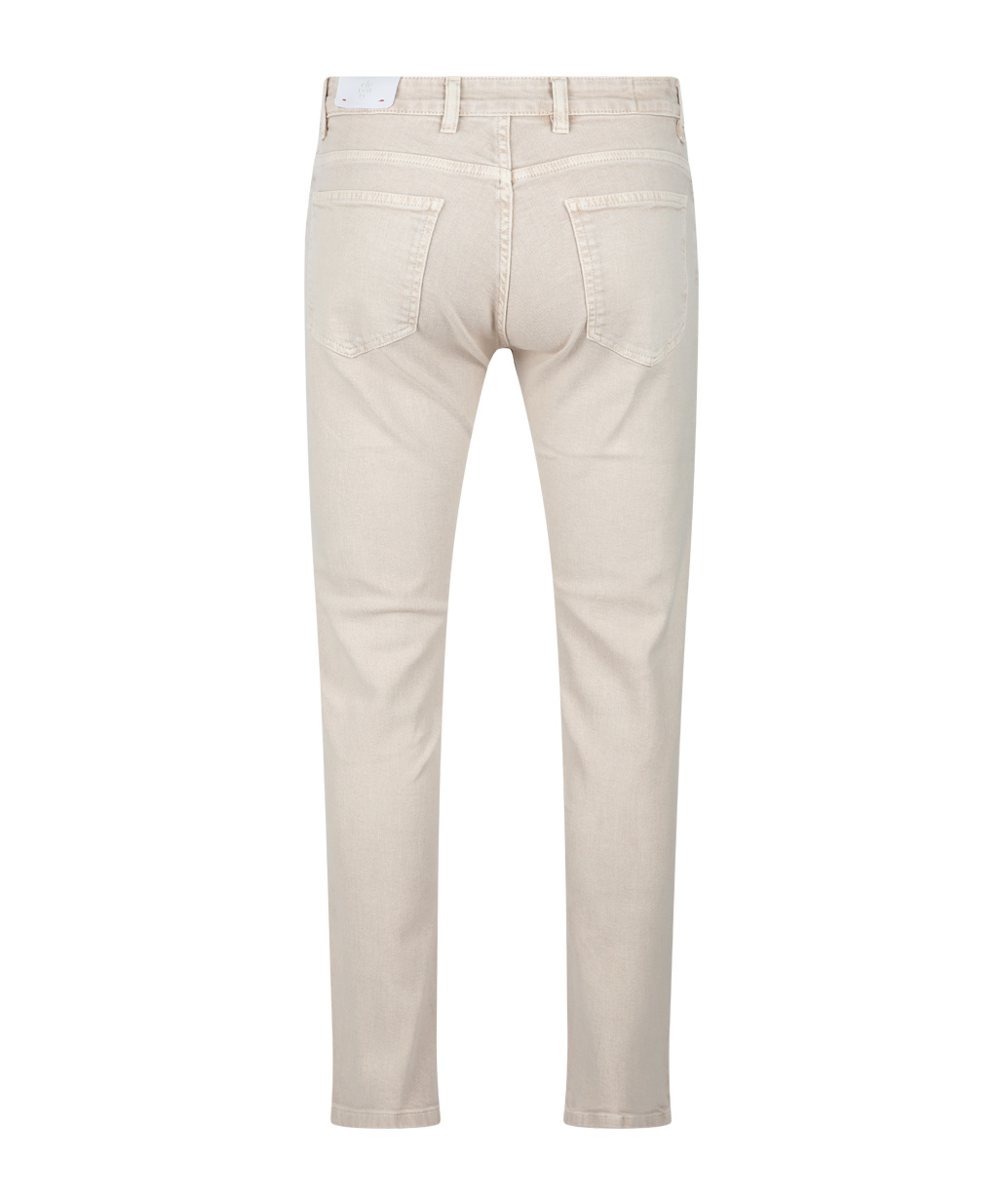 Eleventy Straight Trousers With Belt Loops And Pockets In Gold