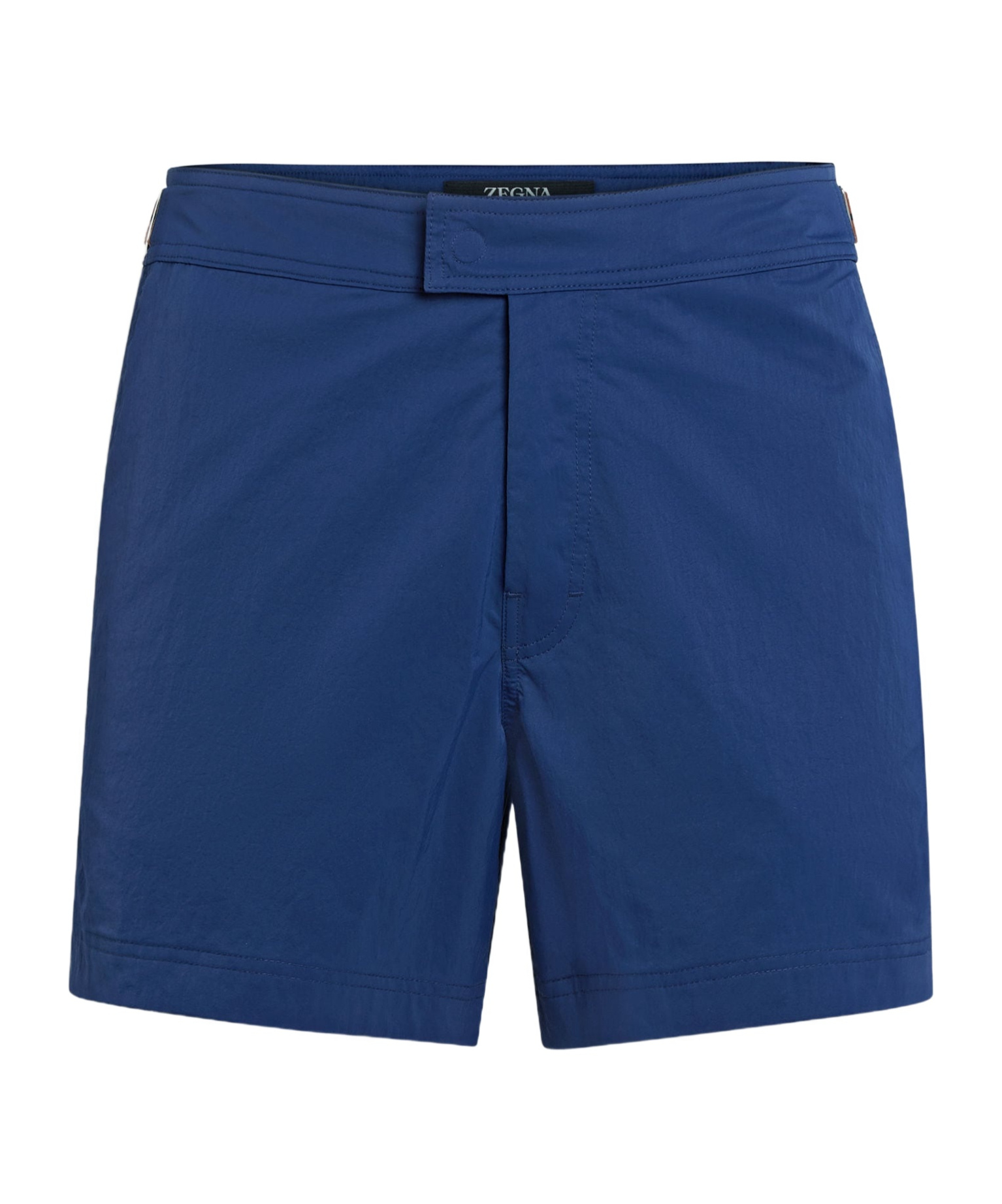 Zegna 232 Road Brand Mark Nylon Regular Fit Swim Trunks In Blue