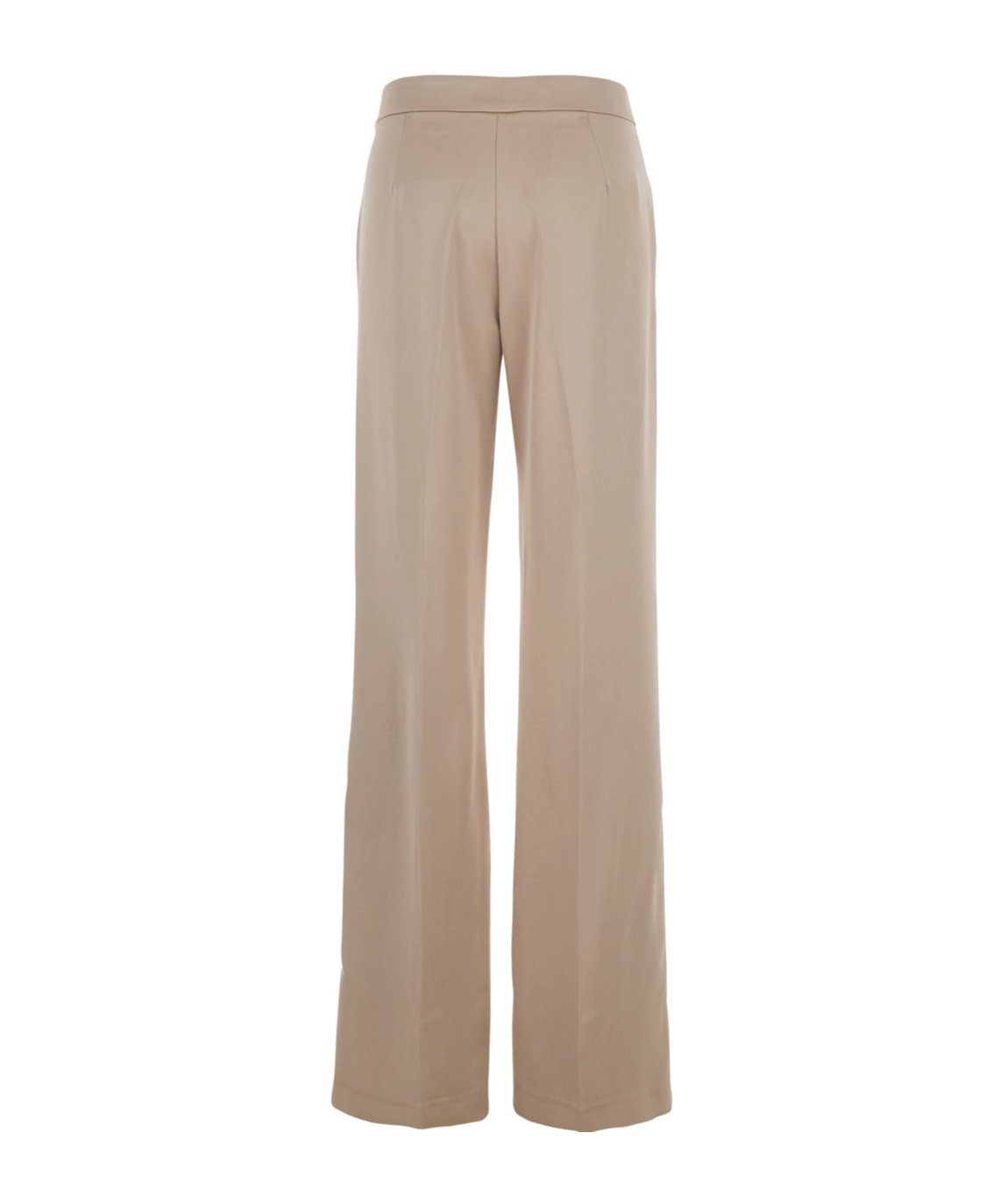 The Andamane Beige Pants With Pences On The Front In Tech Fabric Woman In Nude