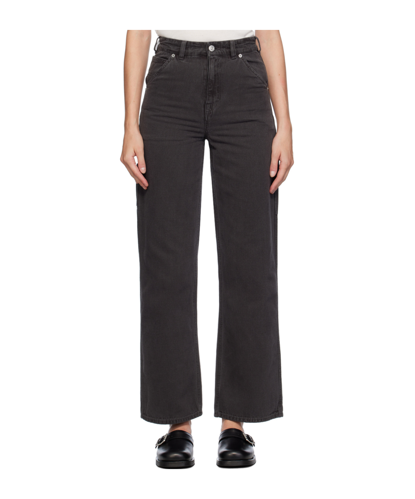 Our Legacy Trade Five-bag Jeans In Black