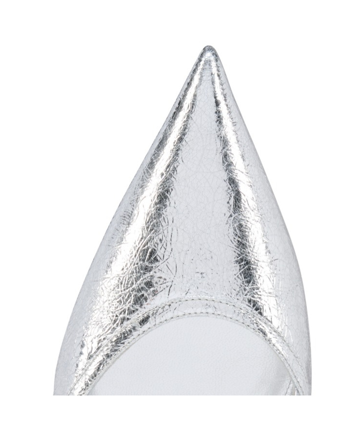 Christian Louboutin Miss Z Slingina In Silver