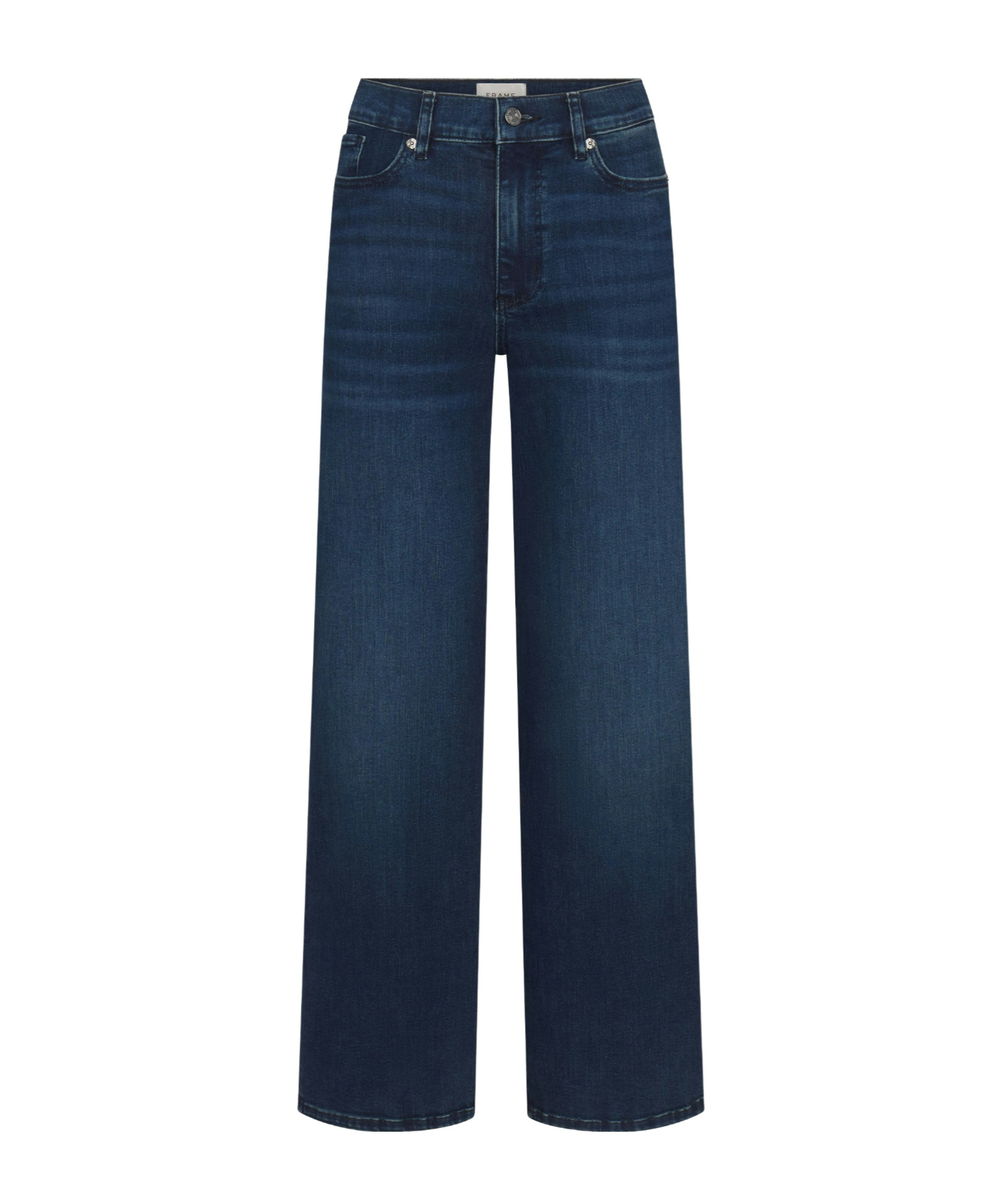 Frame Le Slim Palazzo High Rise Jeans In Femma In Blue