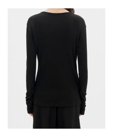 Ann Demeulemeester Long-sleeved T-shirt In Black