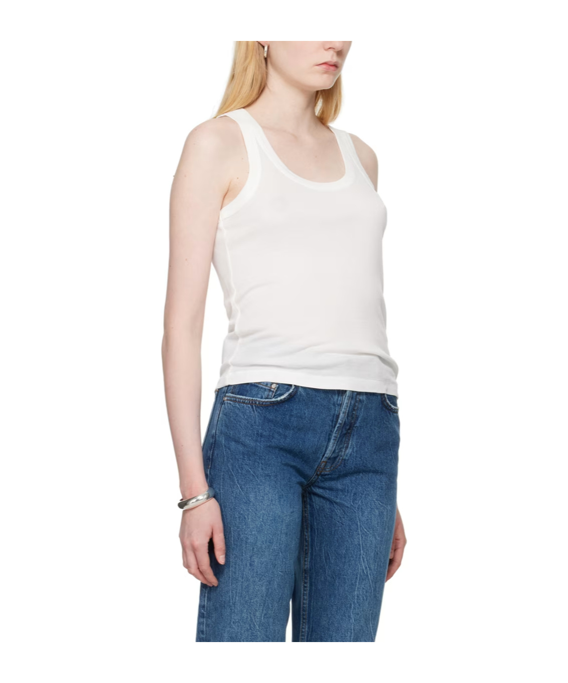 ANINE BING ROUND-NECK TANK TOP