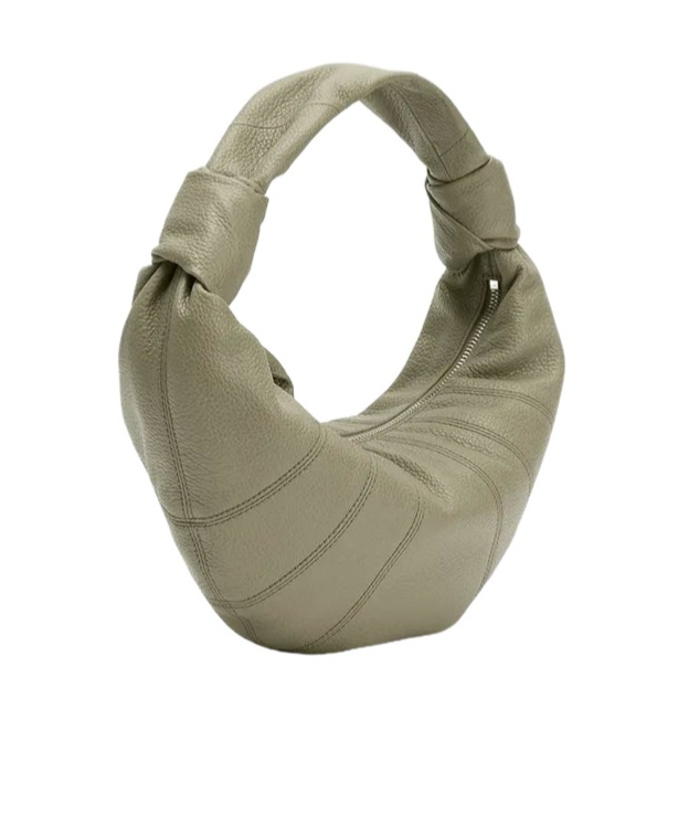 Lemaire Mini Fortune Croissant Shoulder Bag In Nude