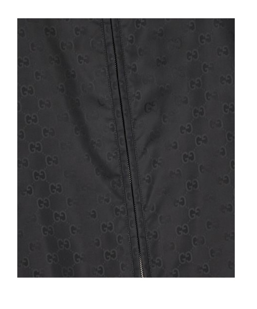 Gucci Gg Long Down Jacket In Black