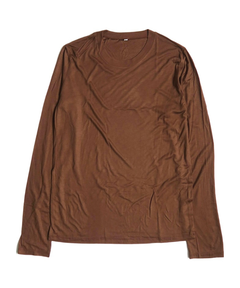 Baserange Round-neck Long-sleeve Top In Yellow