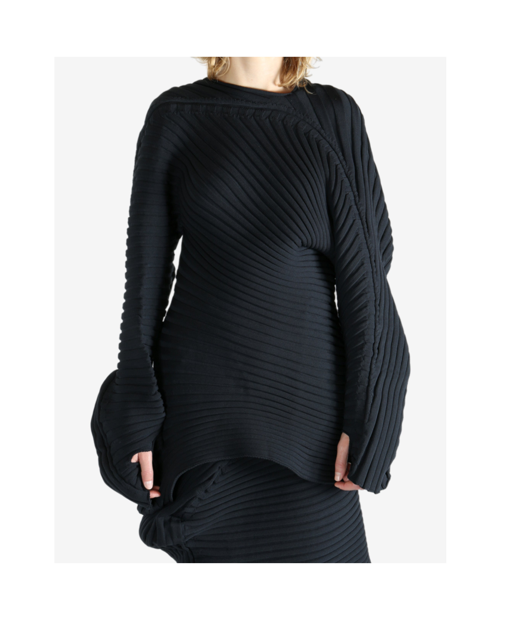 Issey Miyake Knit (as It Is) In Black
