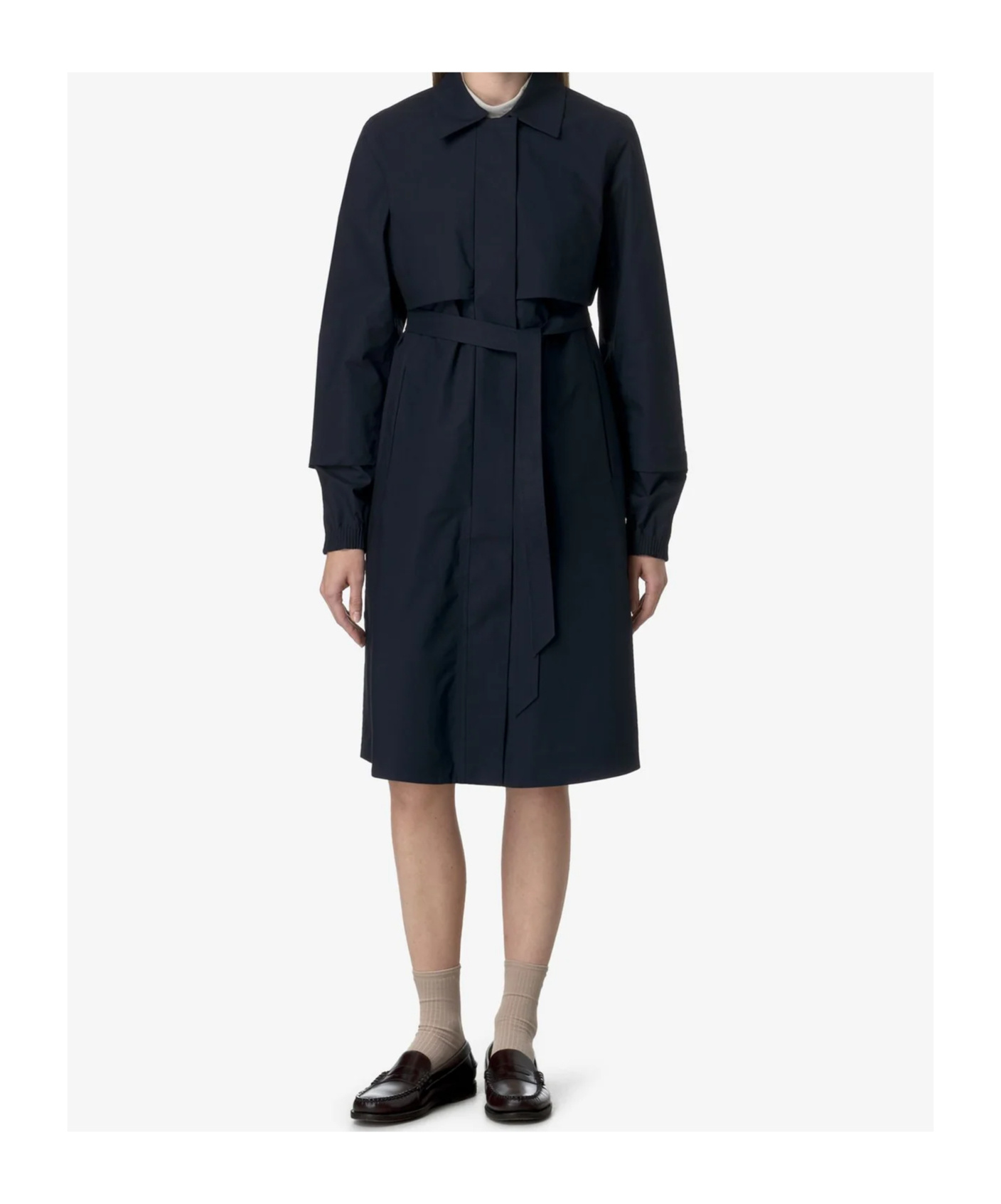 K-way Jesel Tech Wool Blend In Blue