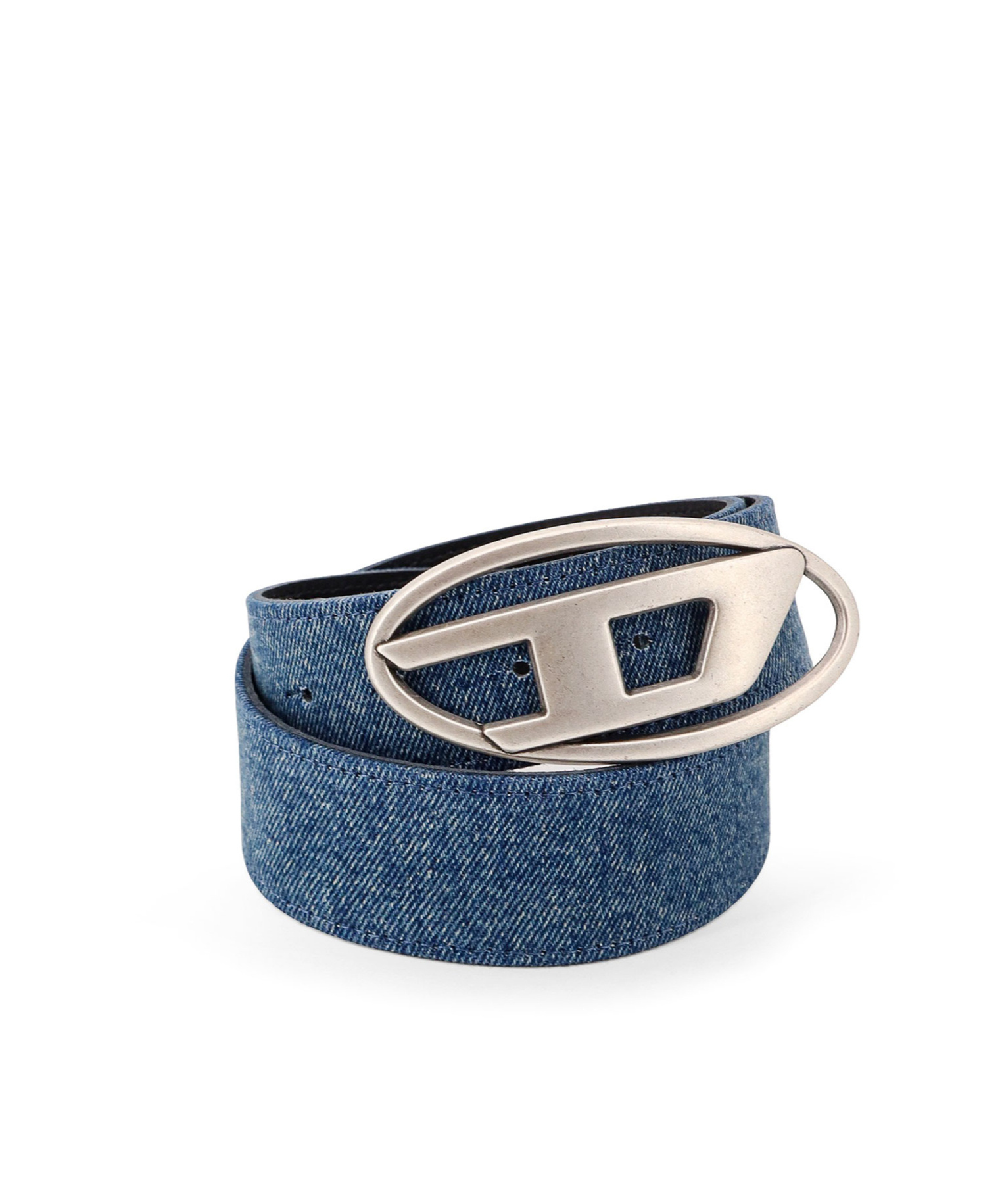 DIESEL DIESEL 1DR LOGO PLAQUE BUCKLE BELT