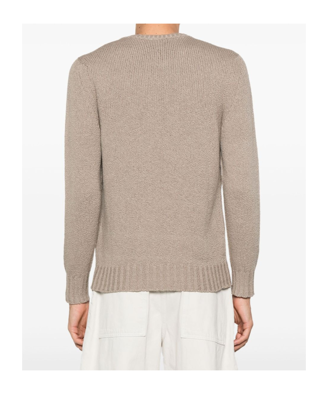 Drumohr Cotton Sweater In Nude