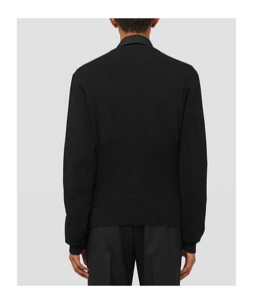 Jil Sander Crewneck Long-sleeved Jumper In Black