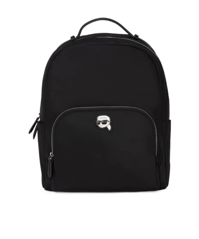 Shop Karl Lagerfeld Logo-print Backpack In Black