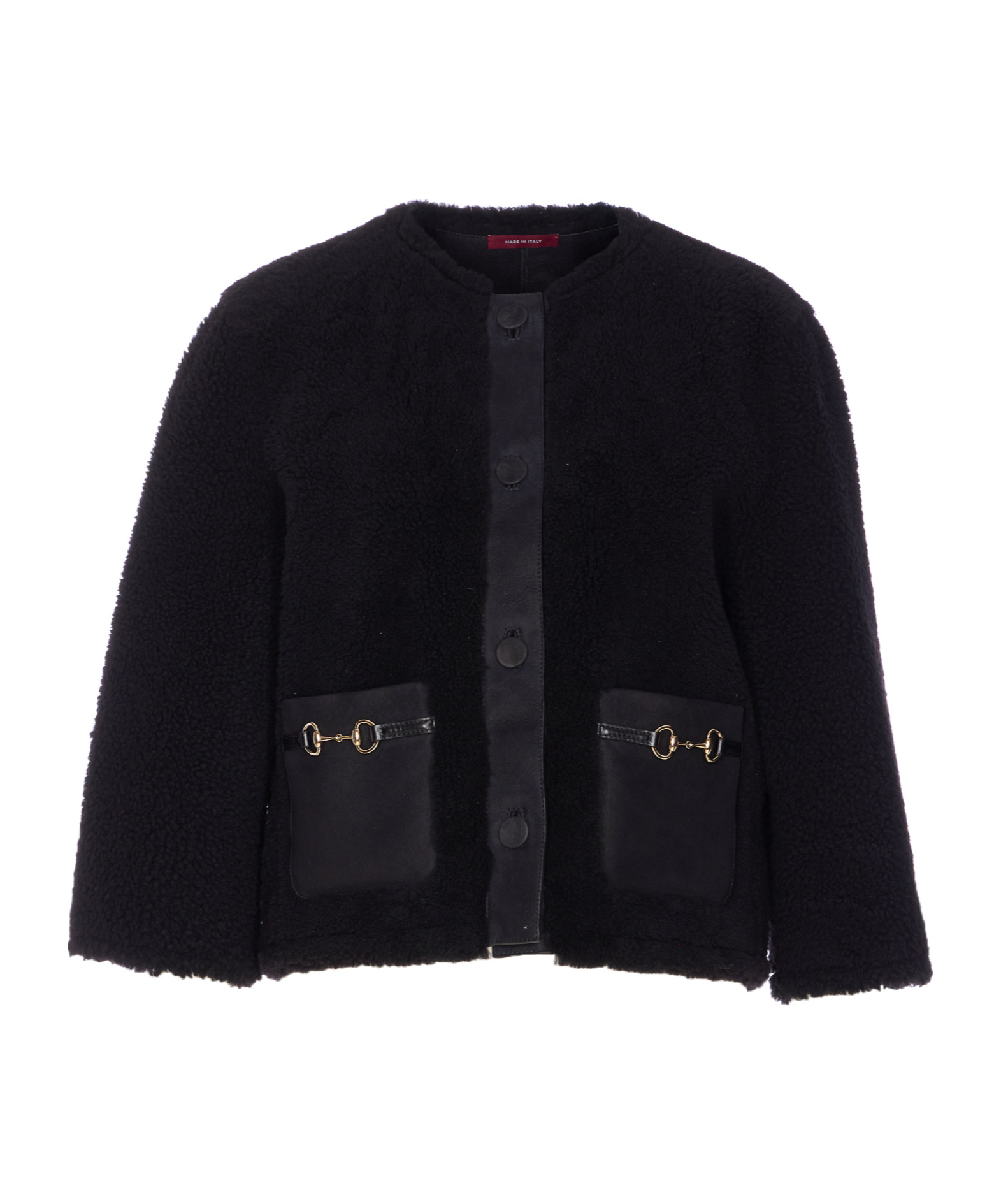 Gucci Women Horsebit Jacket In Black