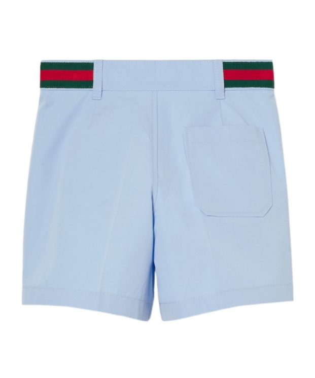 Gucci Belt-loop Shorts In Blue