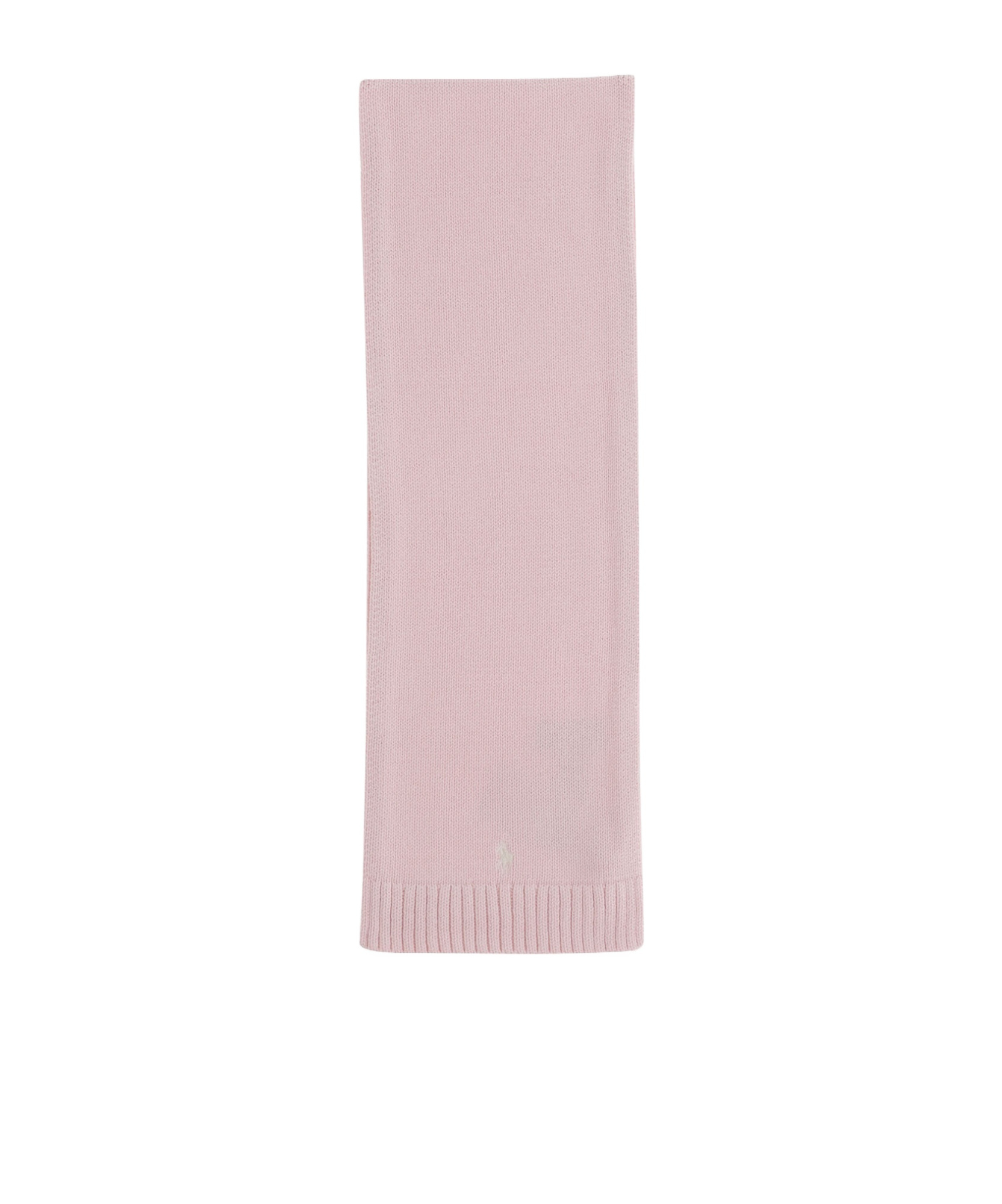 Polo Ralph Lauren Logo Knitted Scarf In Pink