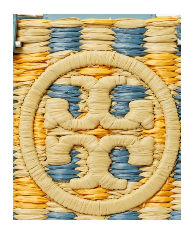 Tory Burch Ella Hand-crocheted East-west Tote In Dark Turquoise