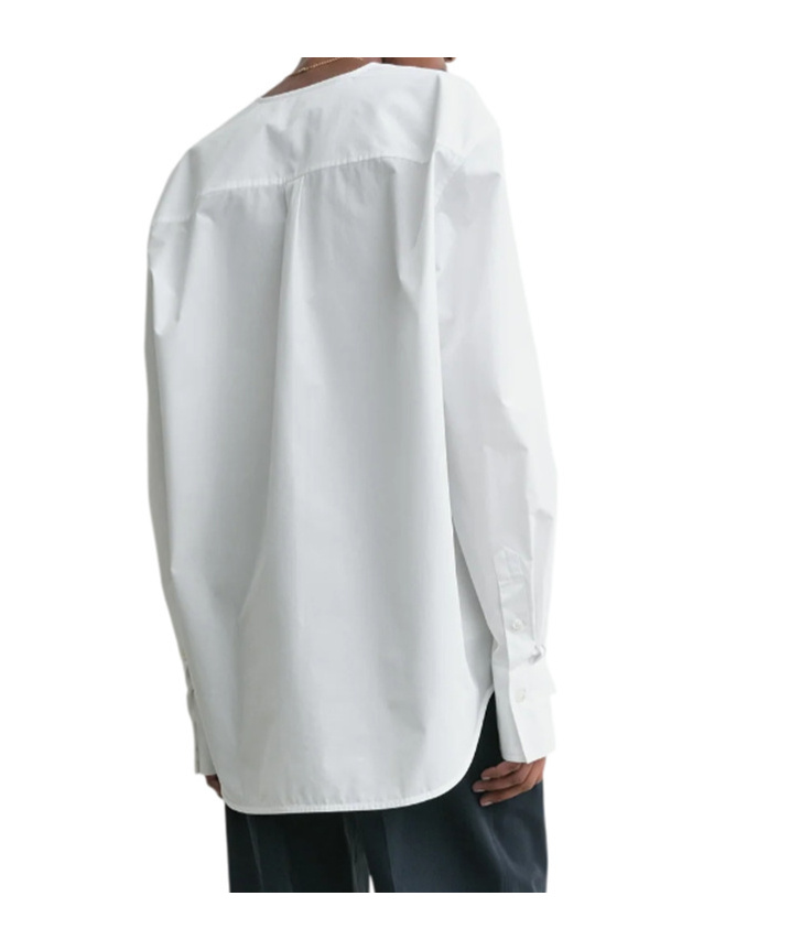Totême Toteme White V-neck Shirt In White