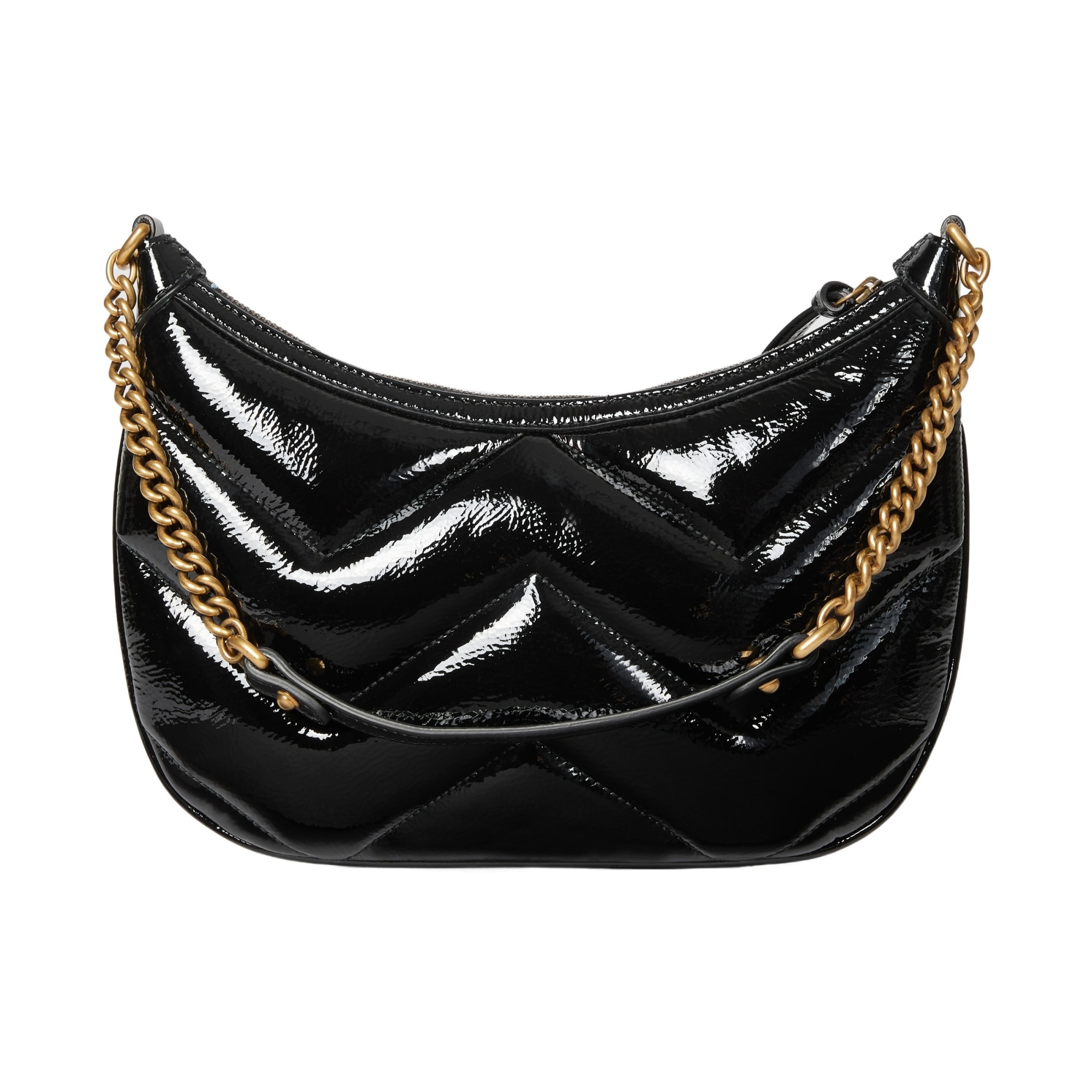 Gucci Ferragamo Gancini Ornament Moccasin In Black