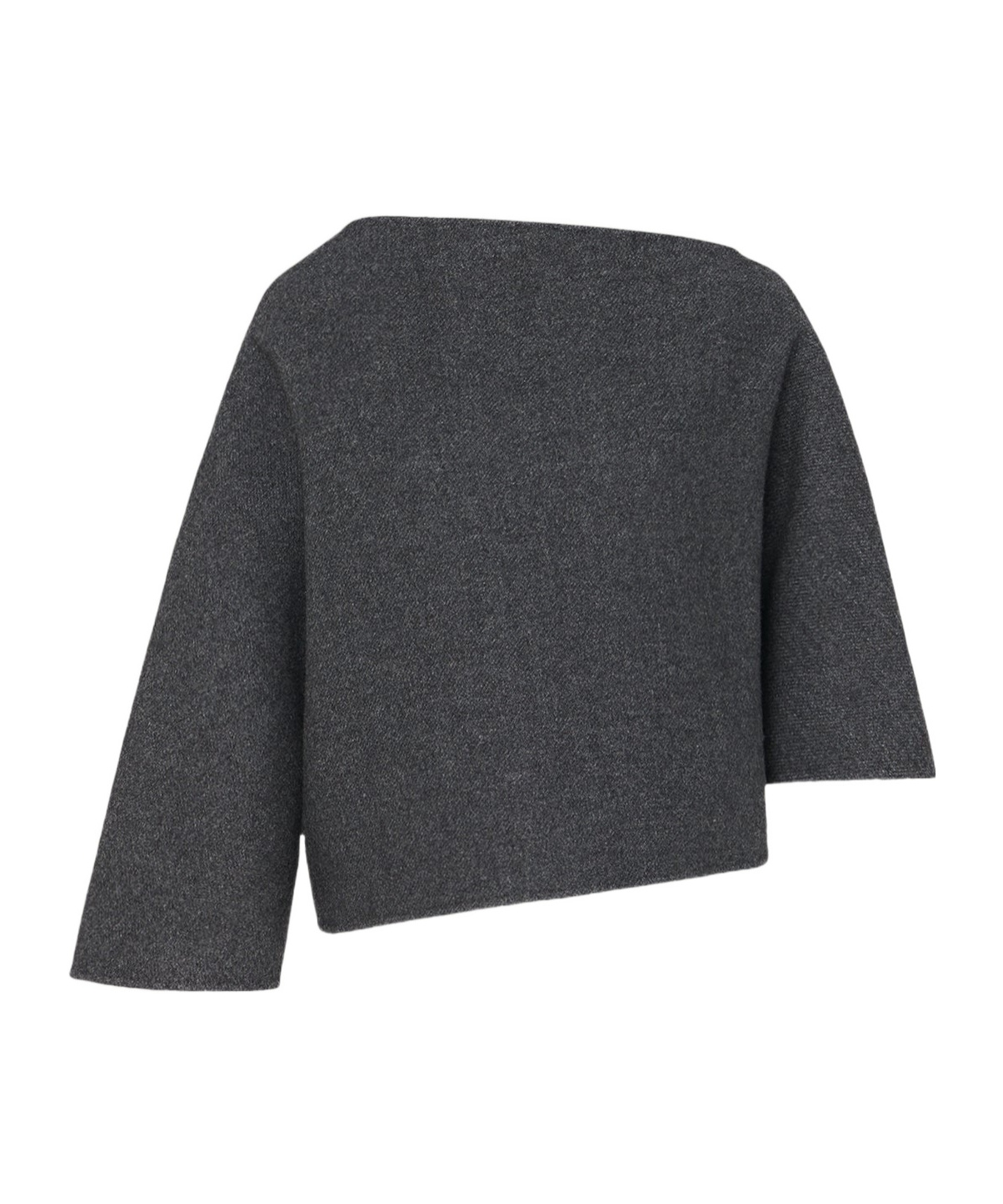 THE ROW WOOL ASYMMETRICAL TOP