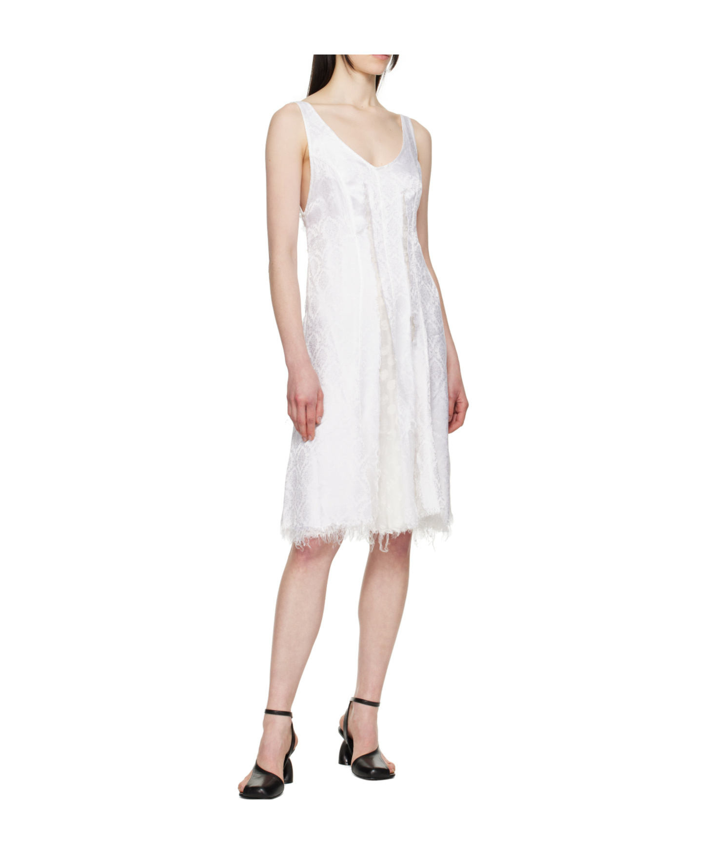 Edward Cuming Circle Cupro Third Wedding Dress In White